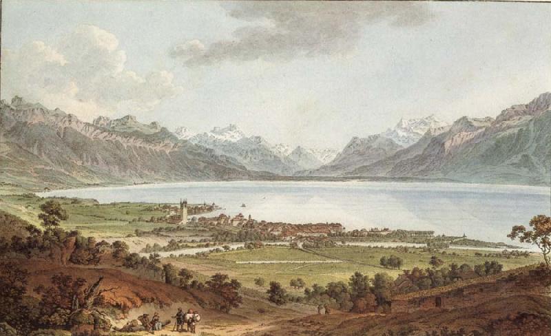 Johann Ludwig Aberli Seen Vevey